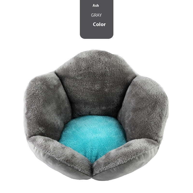 Lit Douillet en Forme de Patte pour Chiens et Chats