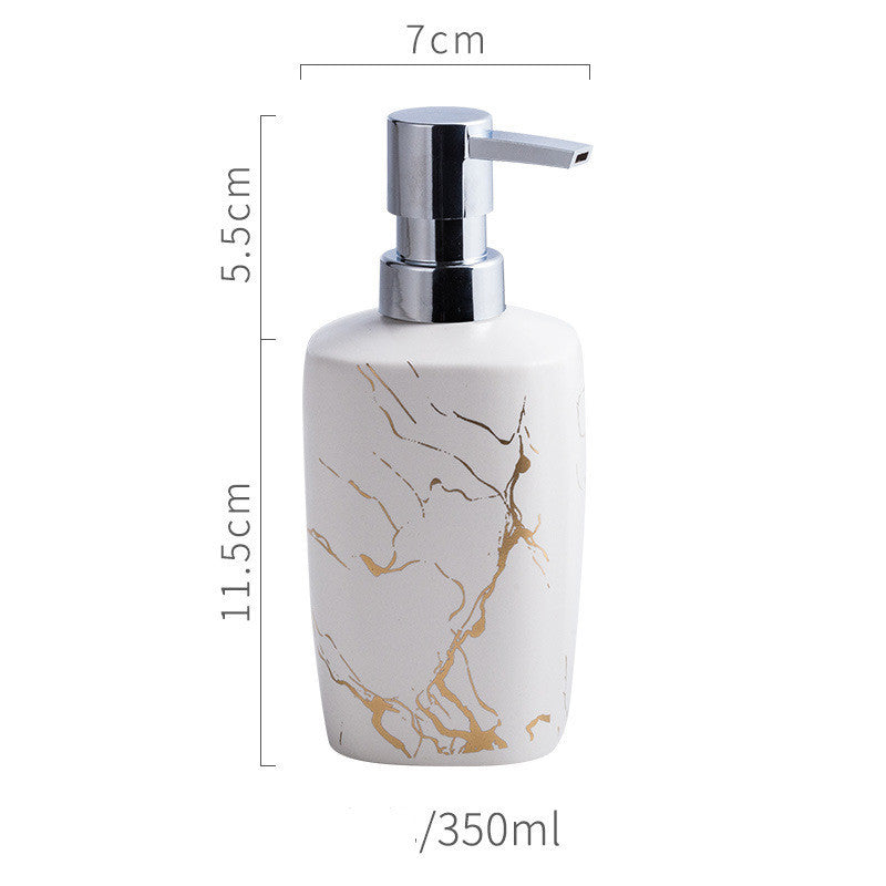 Ensemble d'Accessoires de Salle de Bain en Céramique