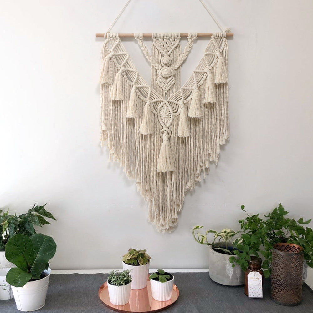 Décoration murale macramé