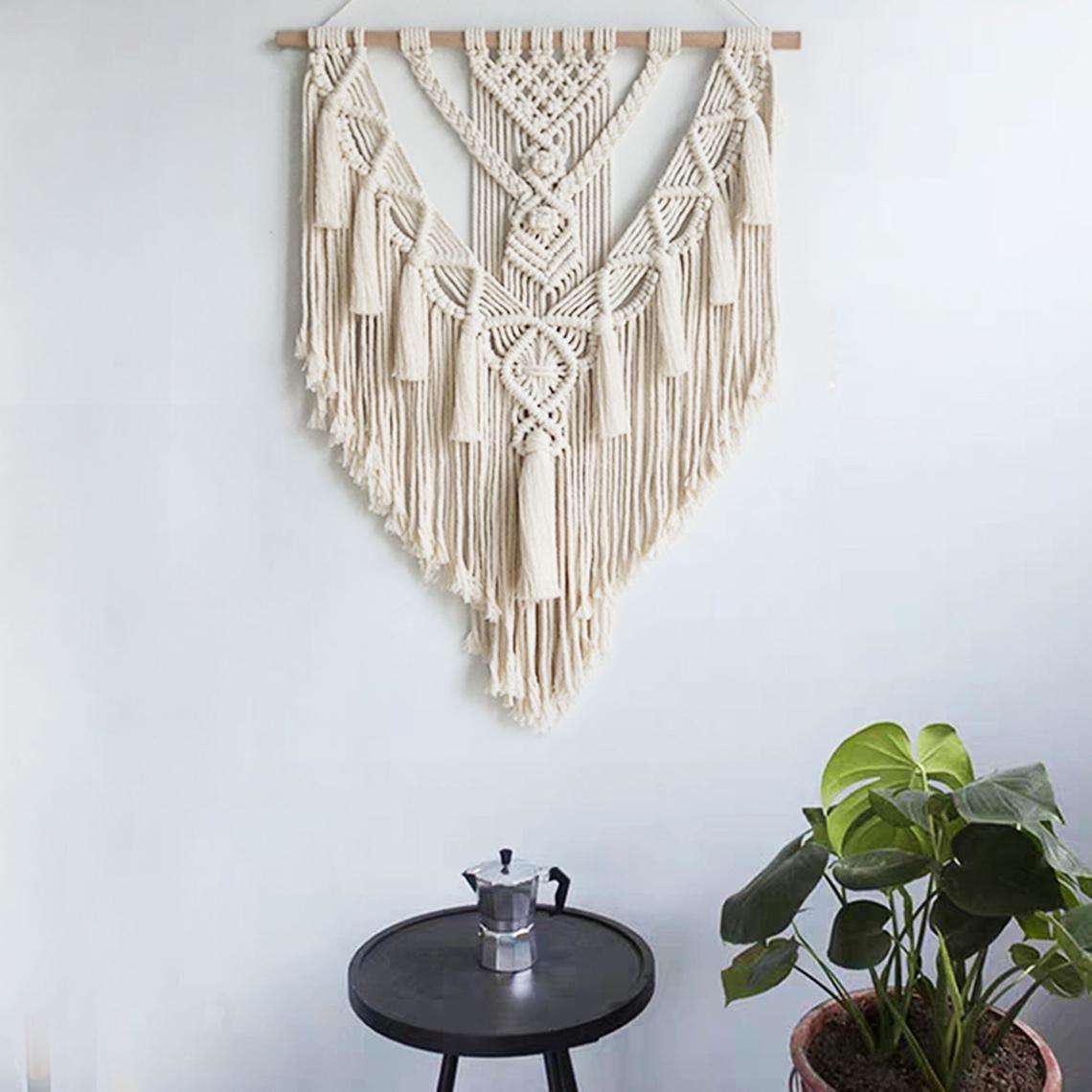 Décoration murale macramé