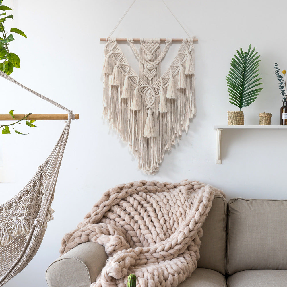 Décoration murale macramé
