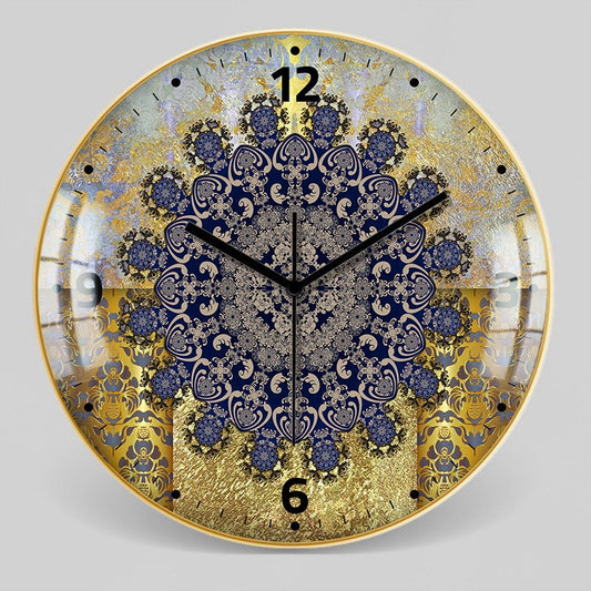 Horloge Murale Marocaine en Verre Trempé