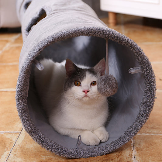 Tunnel de Jeu Long pour Chats