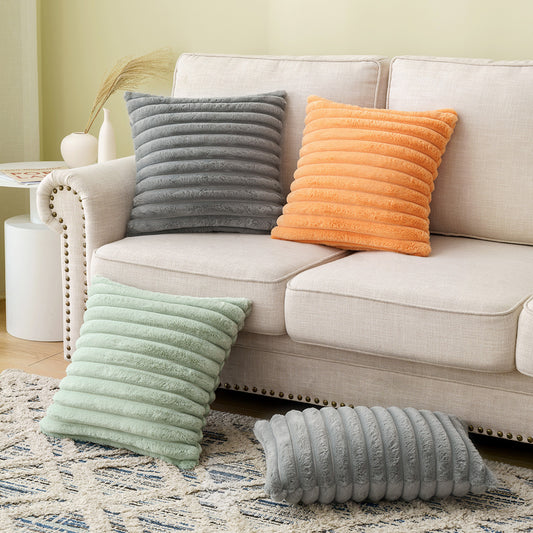 Housse de Coussin Rayée