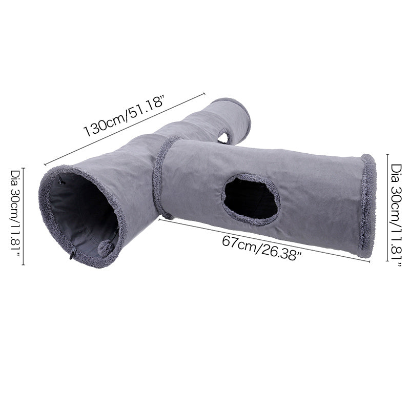 Tunnel de Jeu Long pour Chats