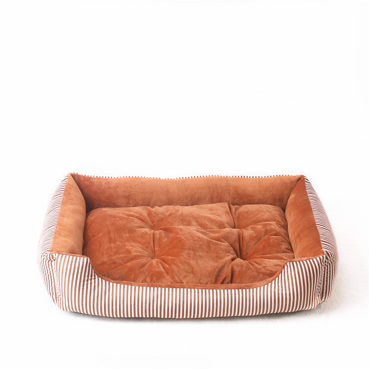 Lit Douillet et Rayé pour Chien ou Chat