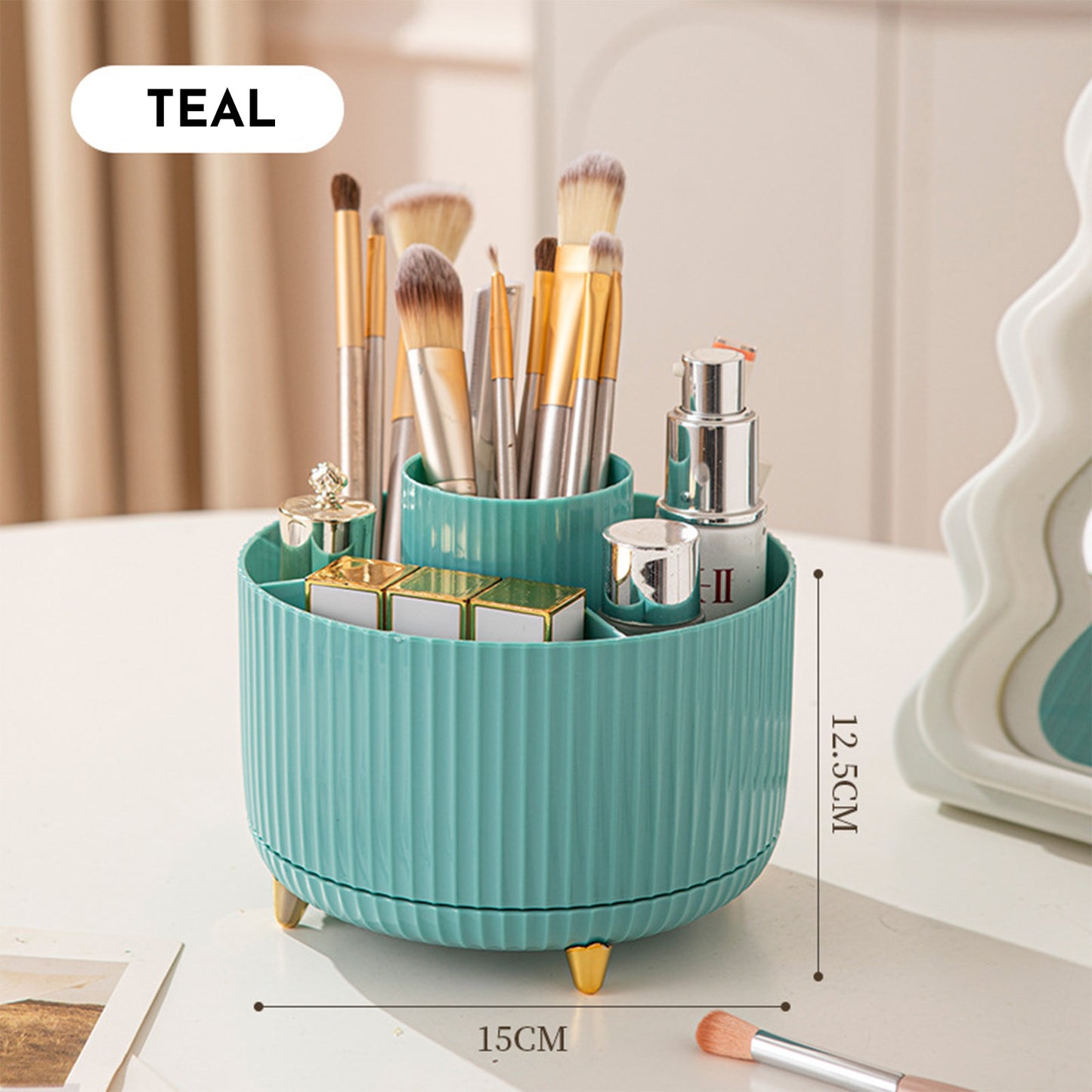 Organisateur de Maquillage Rotatif à 360°