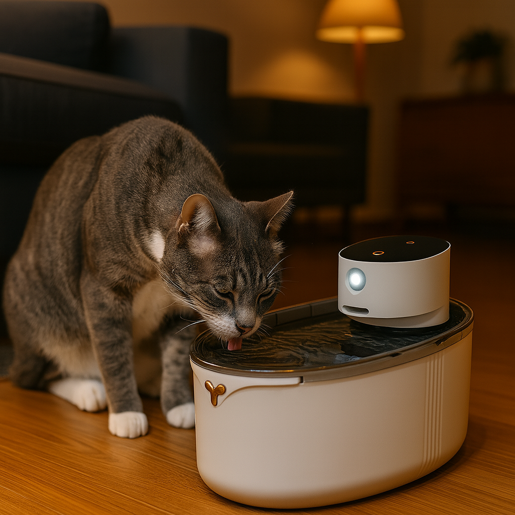 Distributeur d’Eau Intelligent & Sans Fil