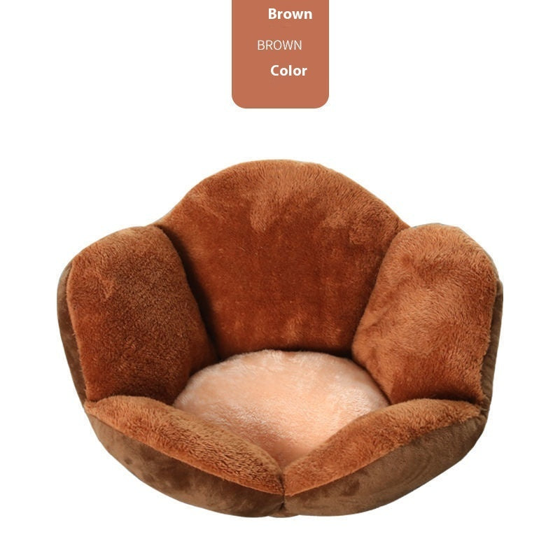 Lit Douillet en Forme de Patte pour Chiens et Chats