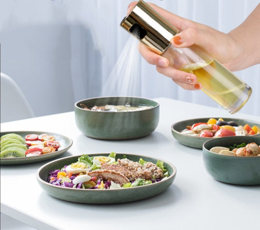 Pulvérisateur à Huile en Verre et Acier Inox