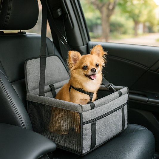 Siège Auto Sécurisé et Confortable pour Chien