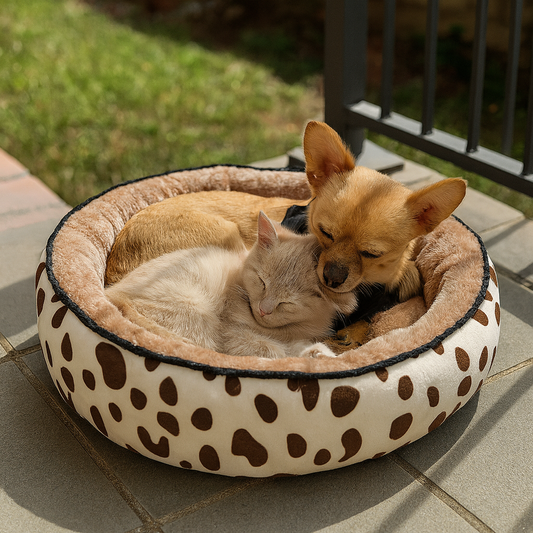 Panier rond pour animaux de compagnie