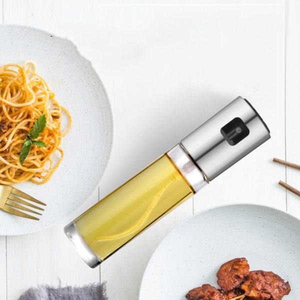 Pulvérisateur à Huile en Verre et Acier Inox
