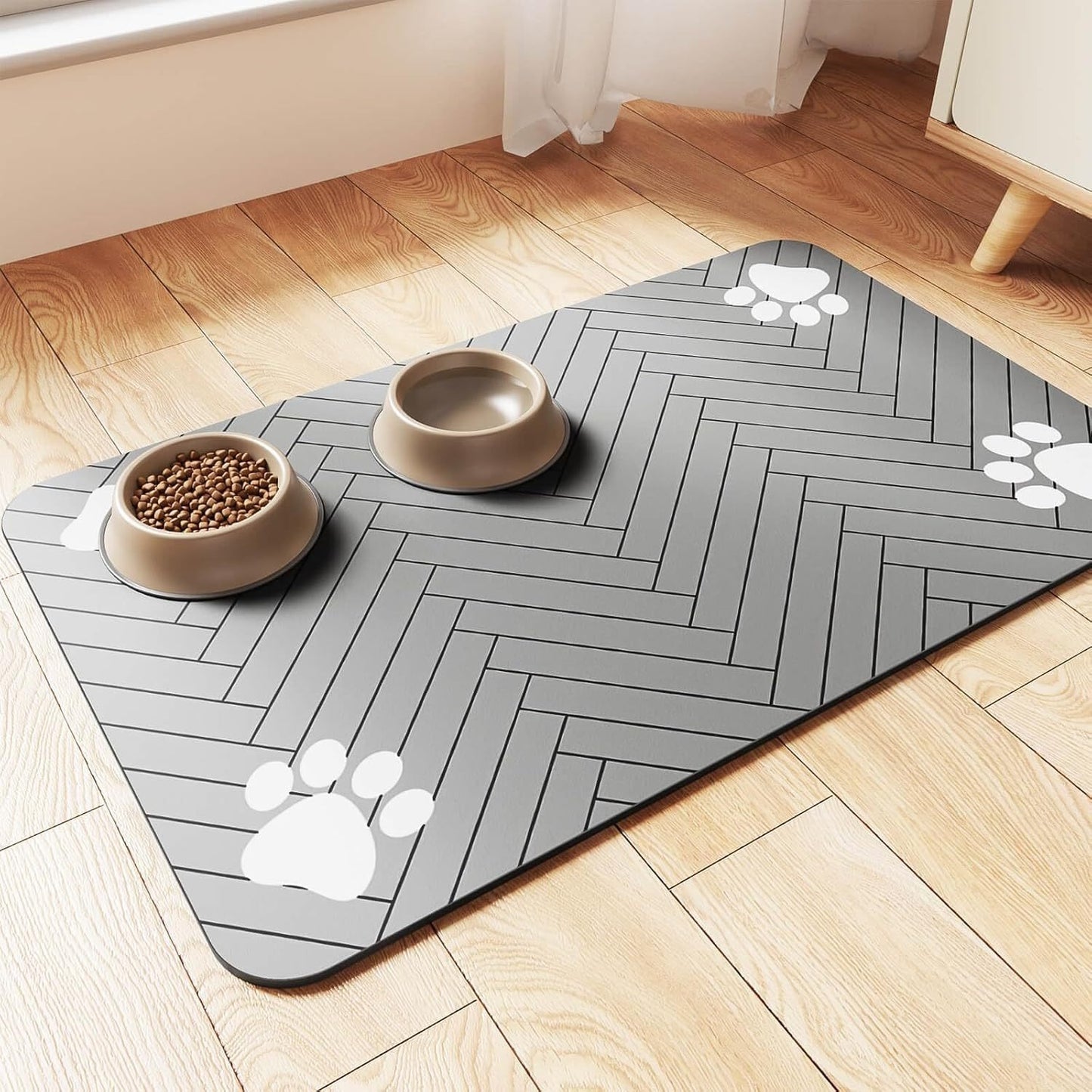 Tapis Antidérapant en Diatomite pour Gamelles