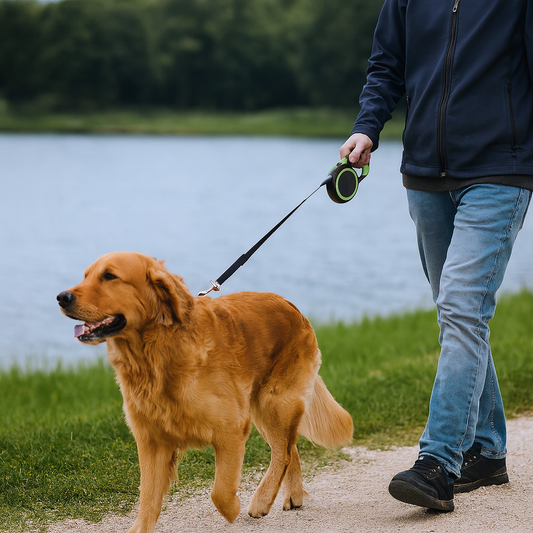 Laisse rétractable pour chien