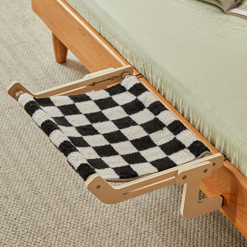 Hamac en bois pour chat – Lit suspendu