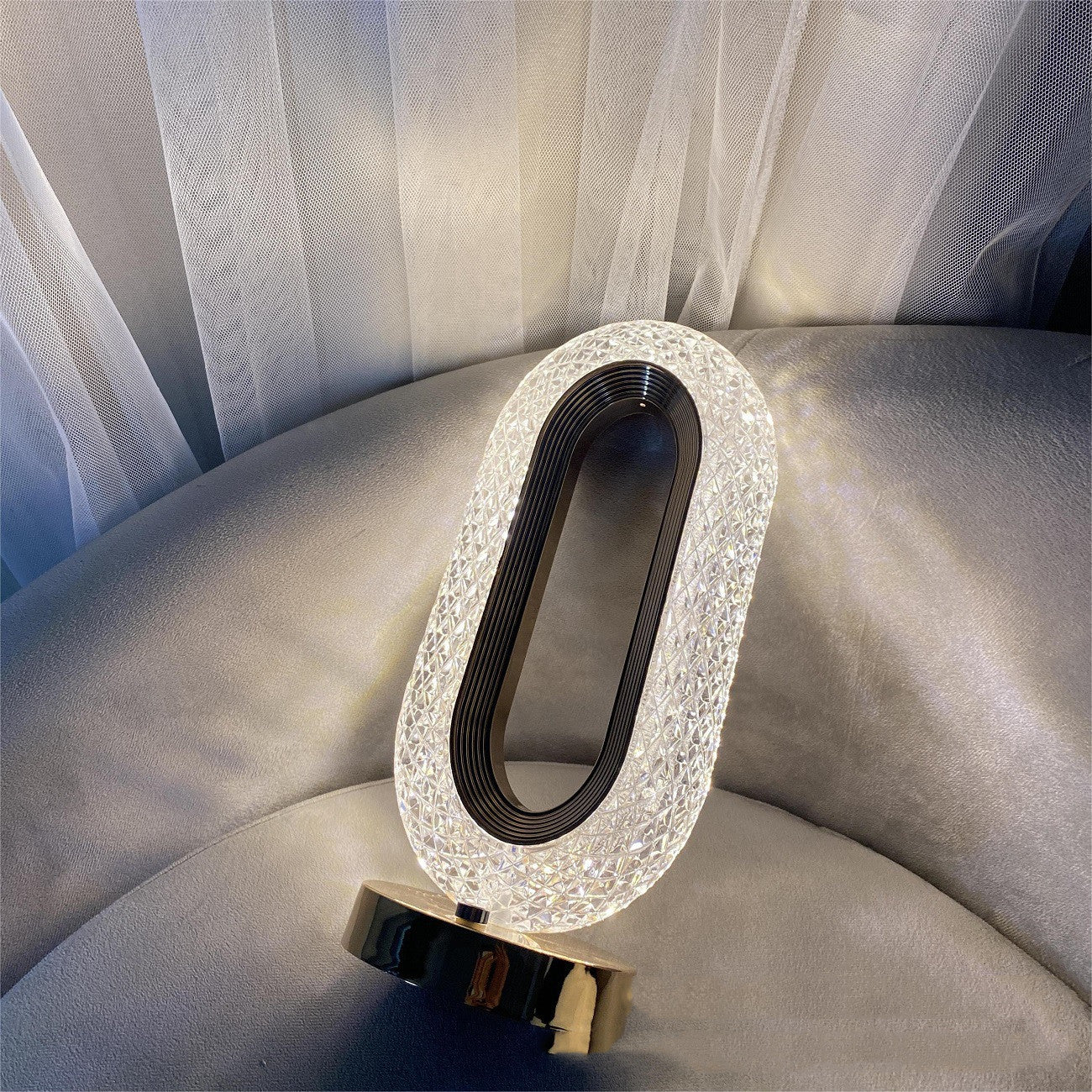 Lampe LED Cristal Tactile