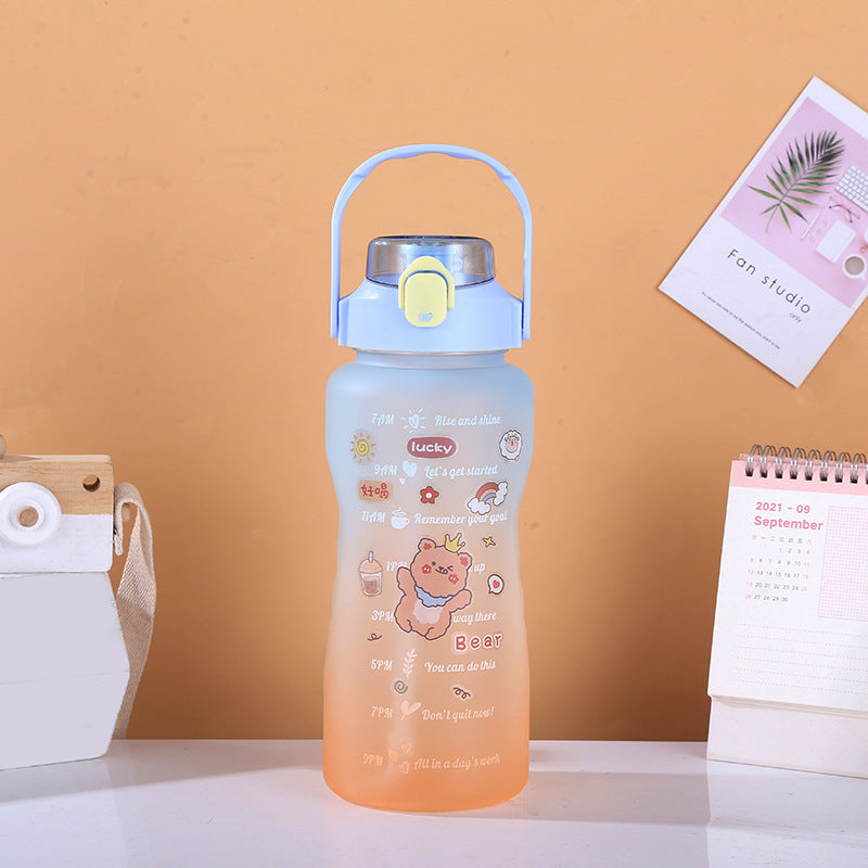 Bouteille d’eau dégradée 2 L