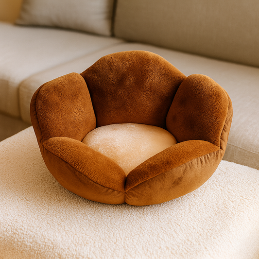 Lit Douillet en Forme de Patte pour Chiens et Chats