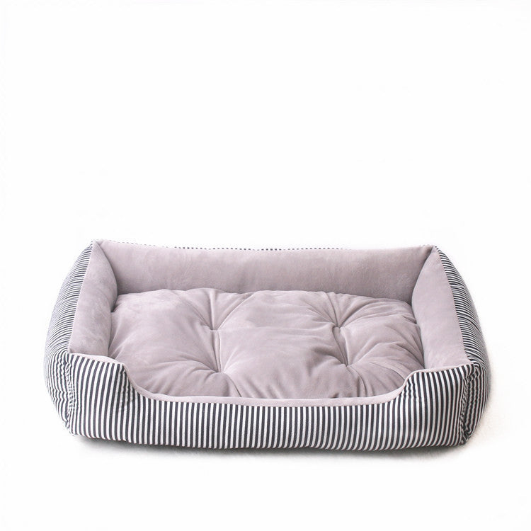 Lit Douillet et Rayé pour Chien ou Chat