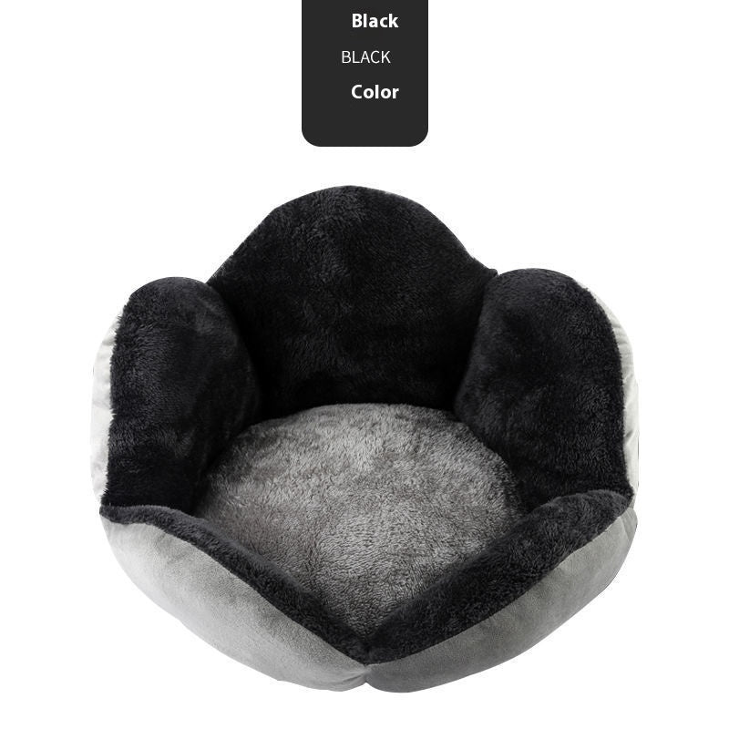 Lit Douillet en Forme de Patte pour Chiens et Chats