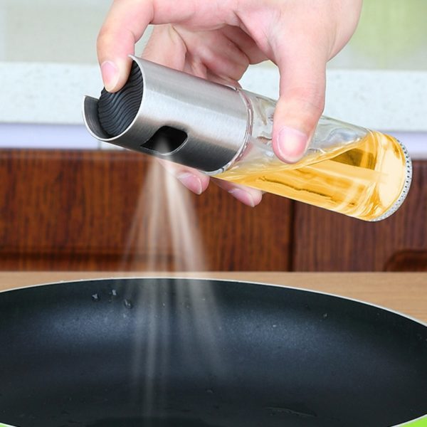 Pulvérisateur à Huile en Verre et Acier Inox