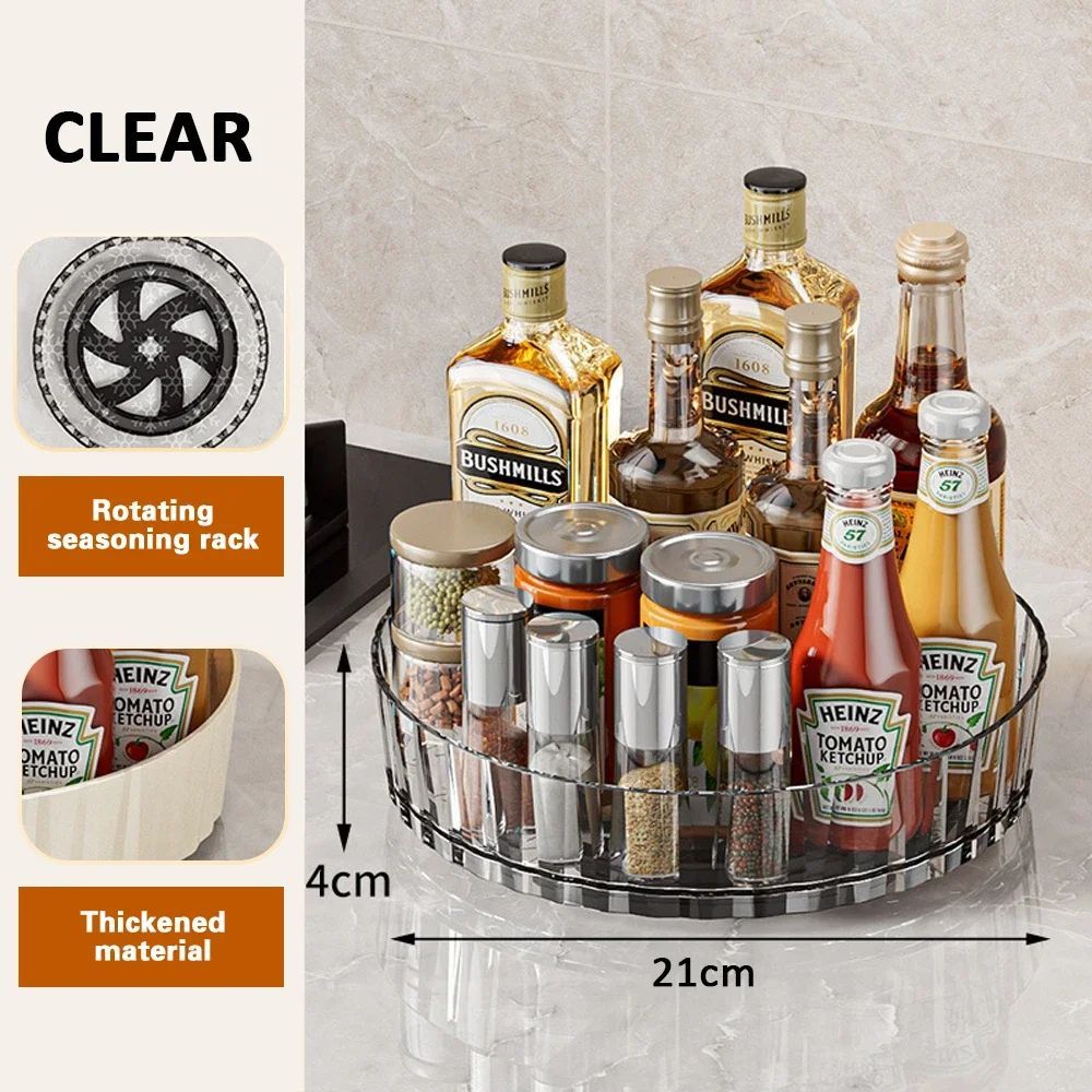 Plateau Rotatif Transparent