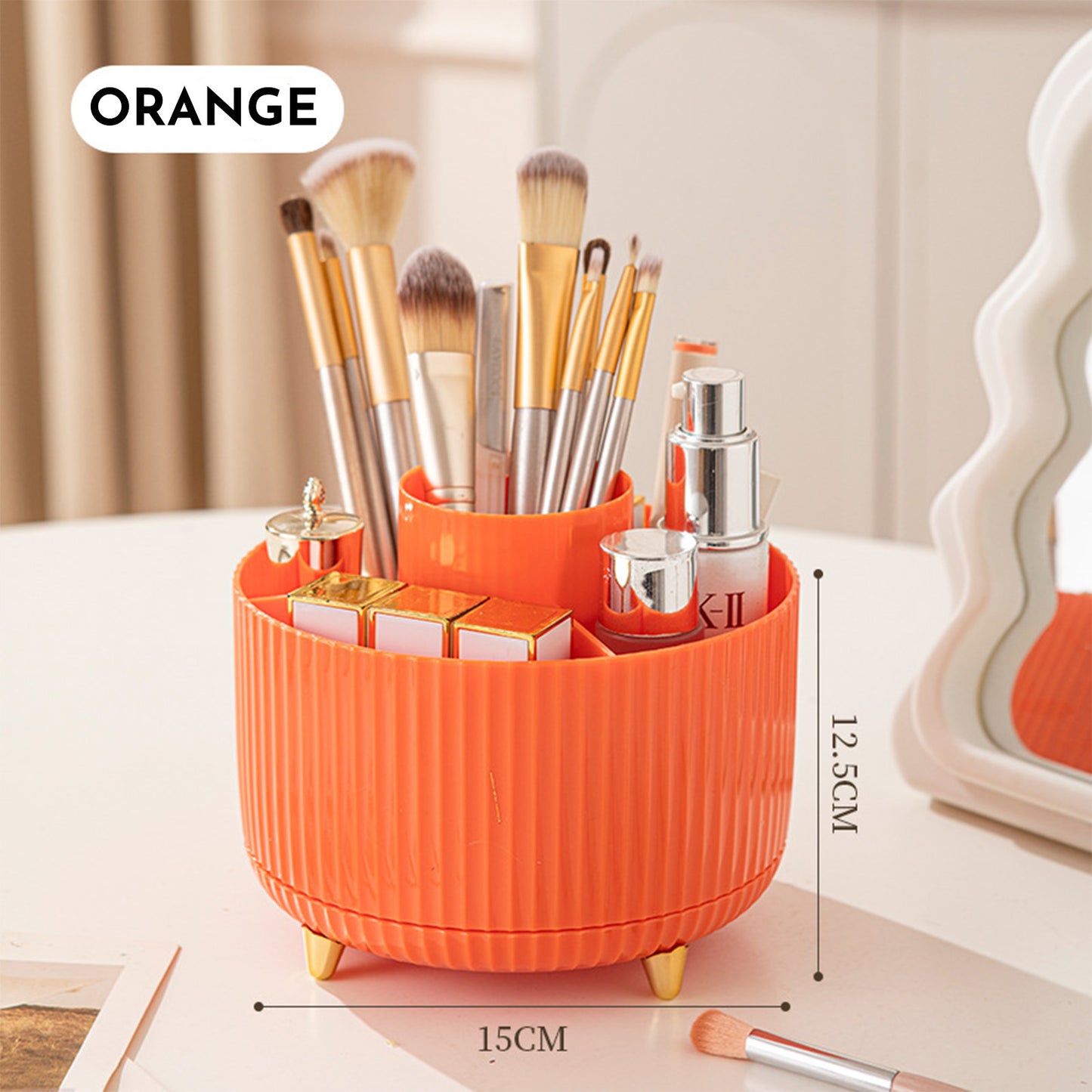 Organisateur de Maquillage Rotatif à 360°