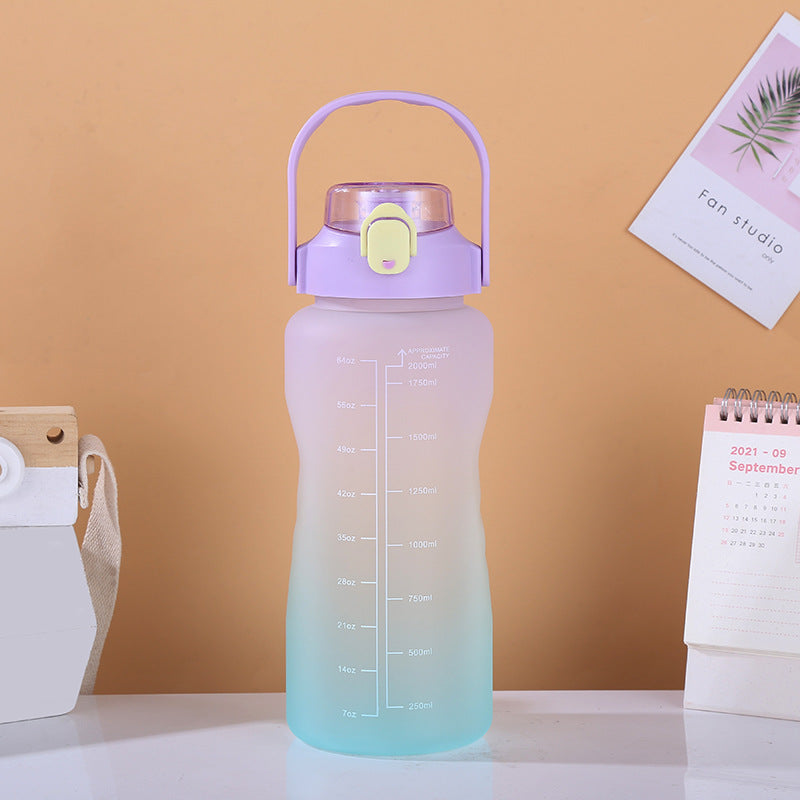 Bouteille d’eau dégradée 2 L