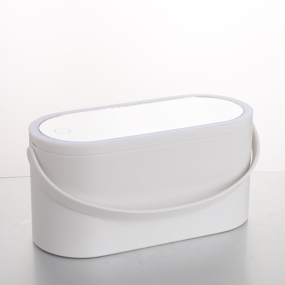 Boîte de Rangement Maquillage avec Miroir LED