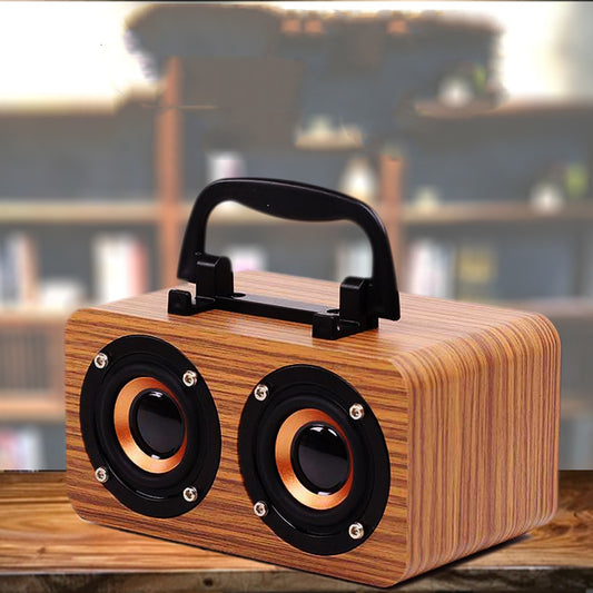 Enceinte Bluetooth Portable en Bois