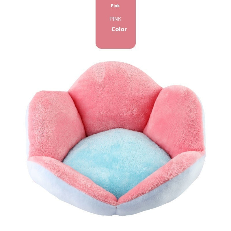 Lit Douillet en Forme de Patte pour Chiens et Chats