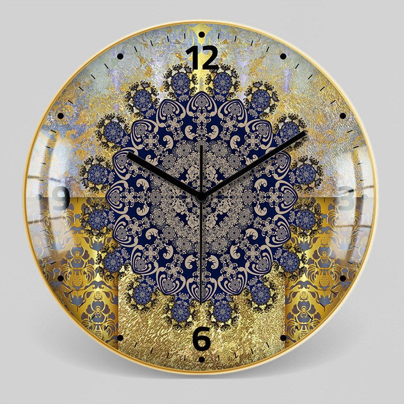 Horloge Murale Marocaine en Verre Trempé