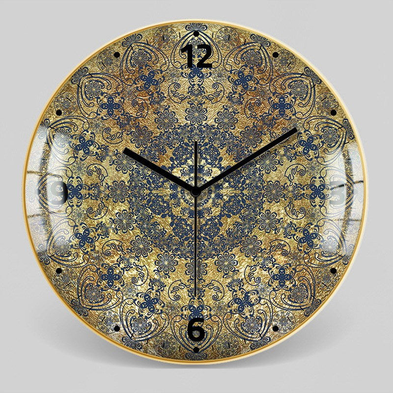 Horloge Murale Marocaine en Verre Trempé
