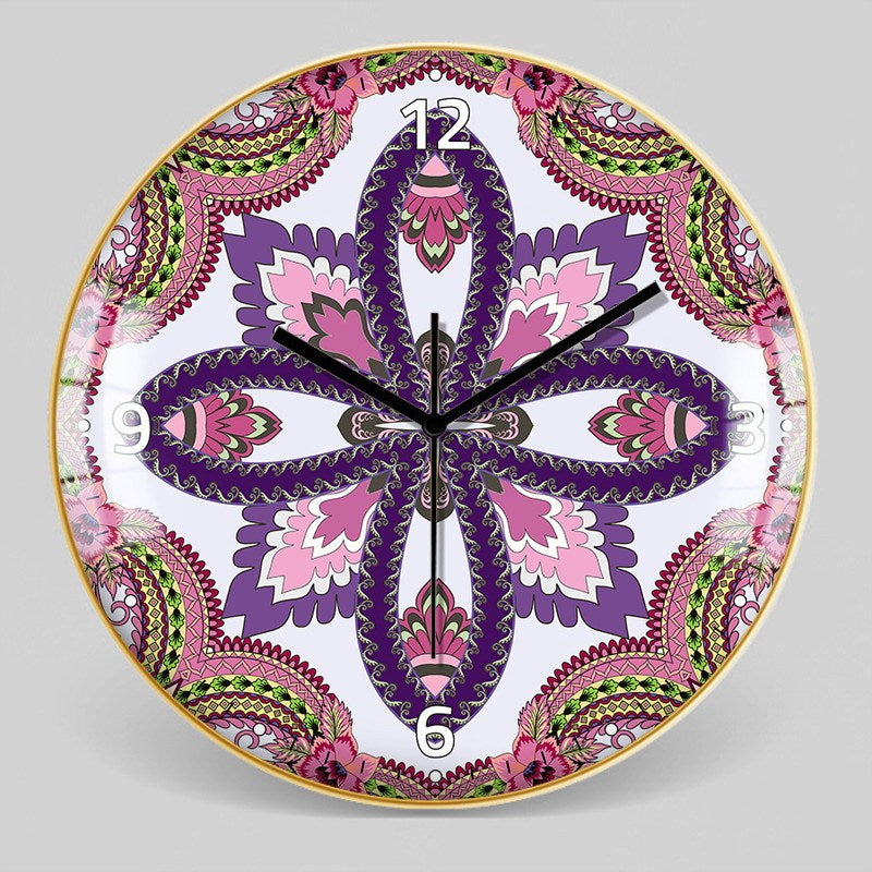 Horloge Murale Marocaine en Verre Trempé