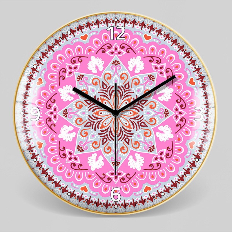 Horloge Murale Marocaine en Verre Trempé