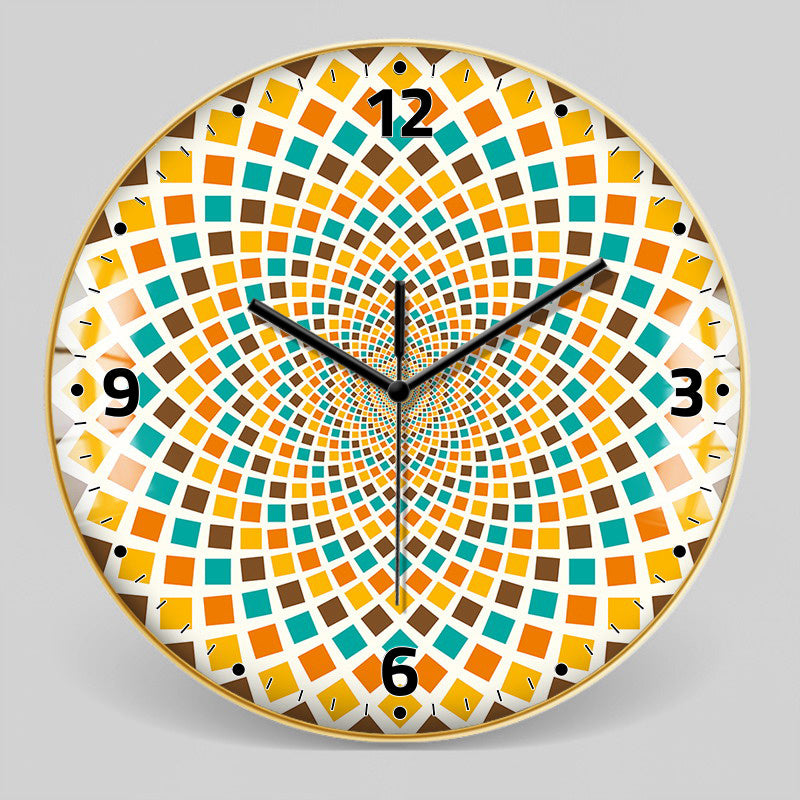Horloge Murale Marocaine en Verre Trempé