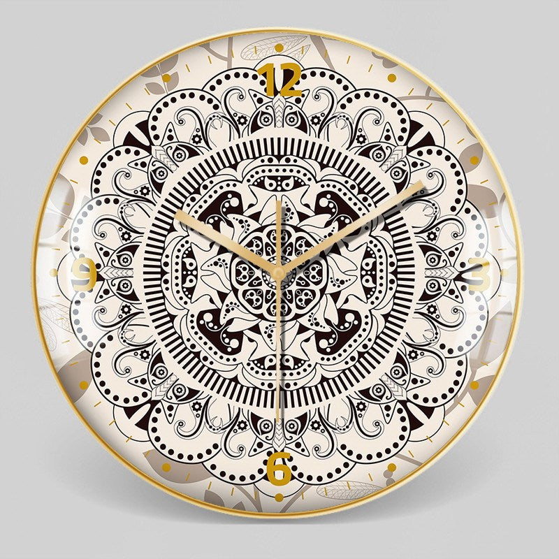 Horloge Murale Marocaine en Verre Trempé