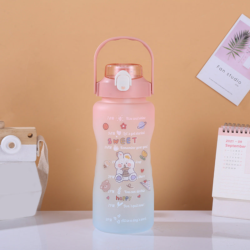 Bouteille d’eau dégradée 2 L